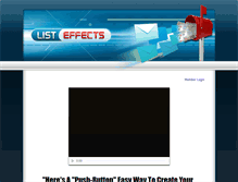 Tablet Screenshot of listeffects.com